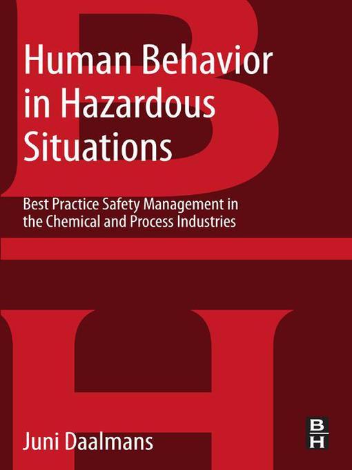 Title details for Human Behavior in Hazardous Situations by Jan M T Daalmans - Available